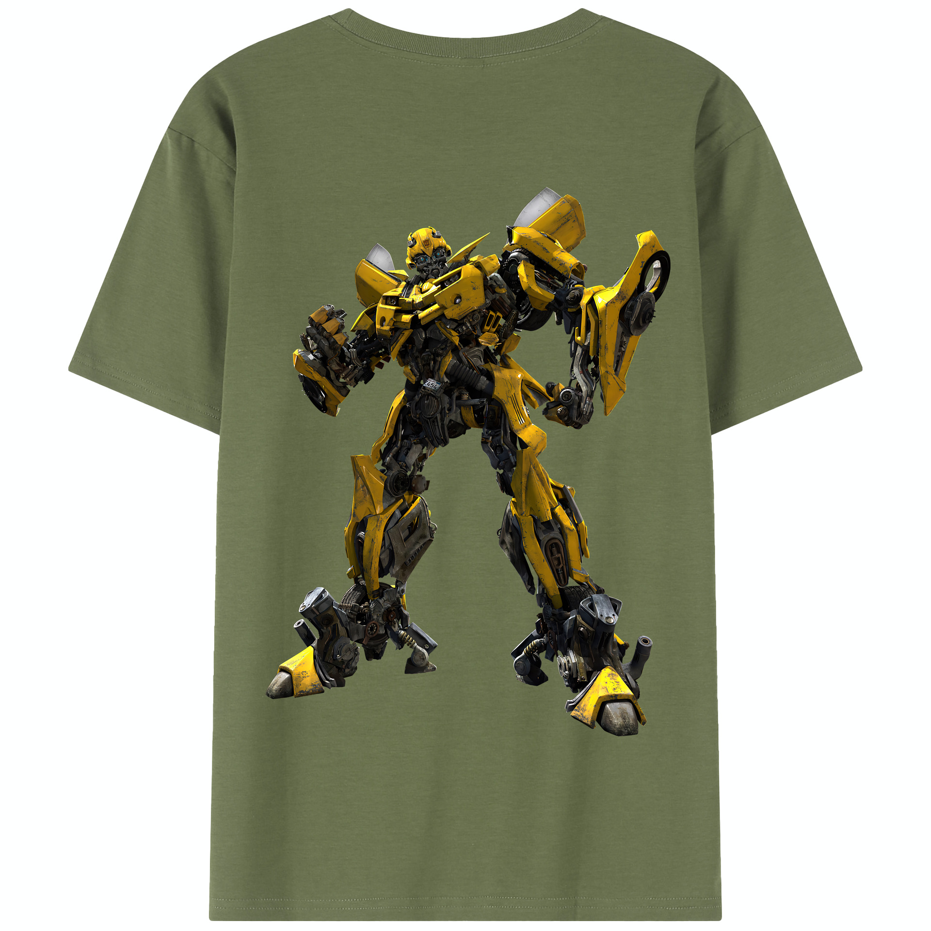 （画像用） Transformers トランスフォーマー 綿100％半袖Tシャツ（背面プリント）